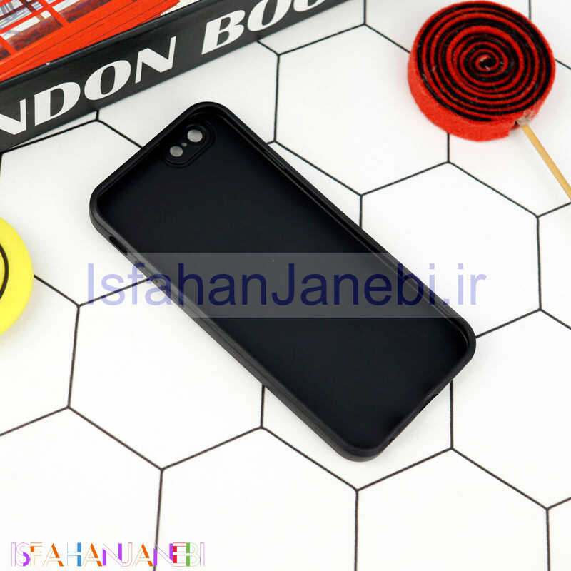اصفهان جانبی-قاب سیلیکونی بولداگ محافظ لنزدار iPhone 6/6s