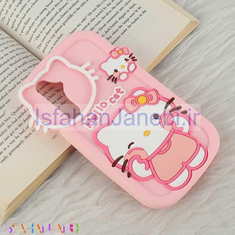 اصفهان جانبی-قاب سیلیکونی سامسونگ Galaxy A35 طرح Hello Cat Kitty