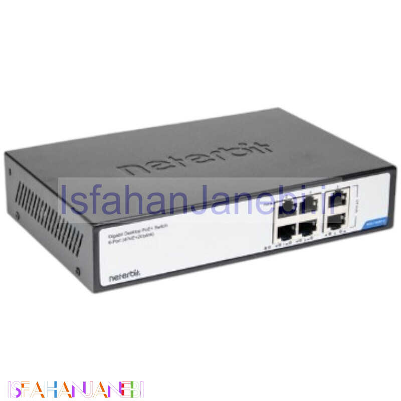 اصفهان جانبی-سوییچ 6 پورت نتربیت NGS-F1006P-C