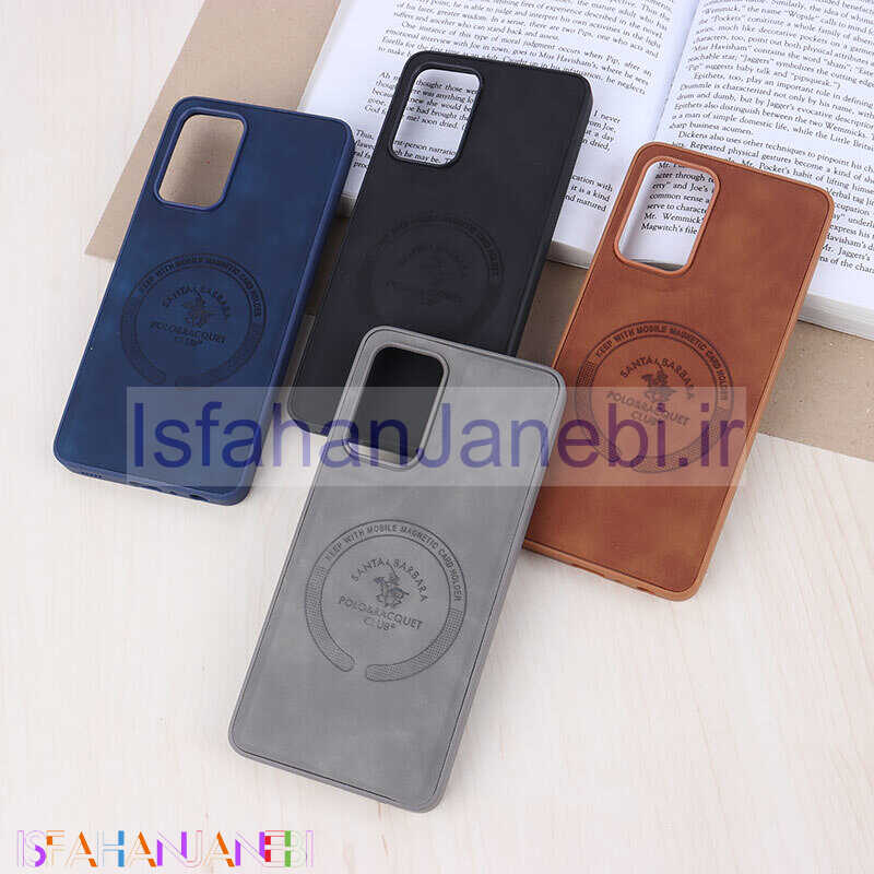 اصفهان جانبی-قاب چرمی Polo & Racquet Club سامسونگ Galaxy A52 / A52s طرح مگ سیف