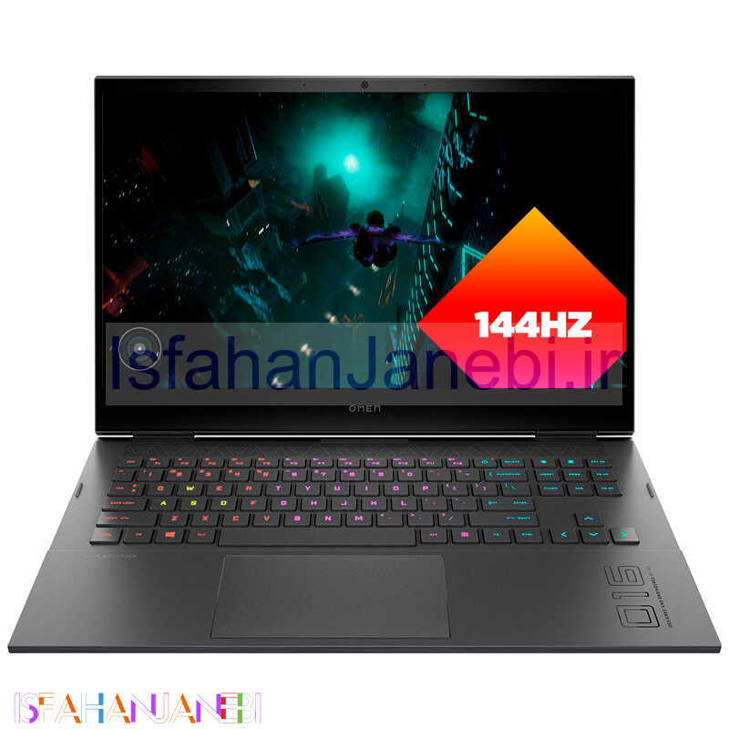 اصفهان جانبی-لپ تاپ HP Omen 16 C0002DX Ryzen 7 (5800H) 16GB 1TB SSD AMD 8GB 16.1″ FHD