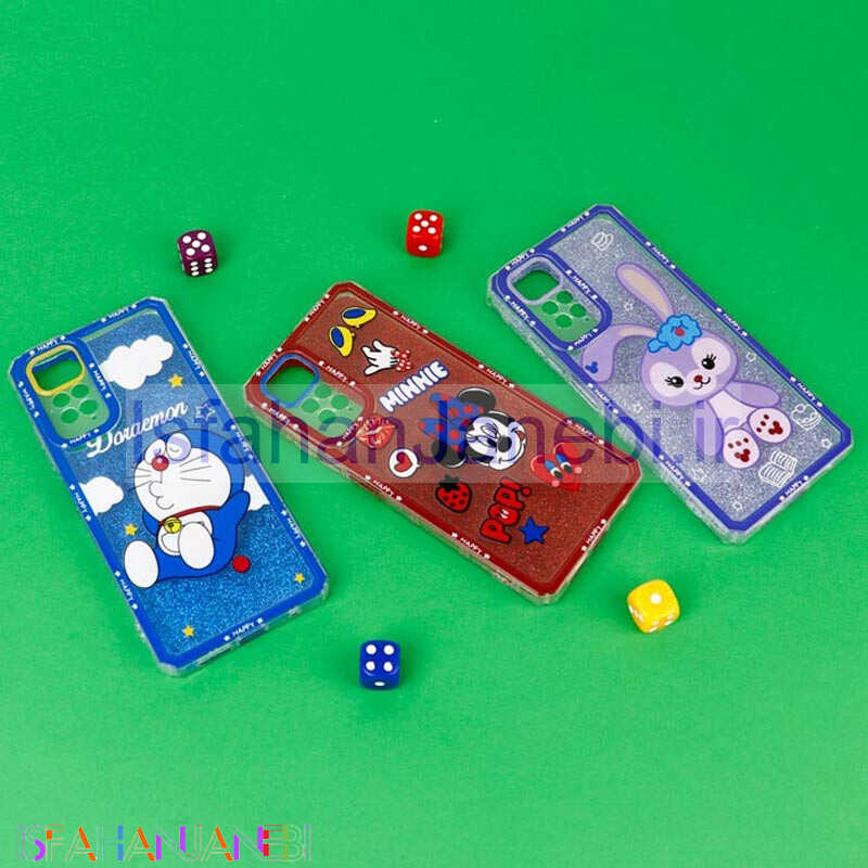 اصفهان جانبی-قاب عروسکی Pro Camera محافظ لنزدار اکلیلی Xiaomi Redmi Note 11 / 11S 4G