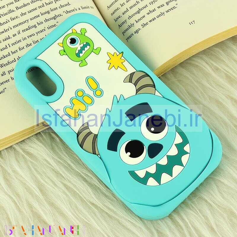 اصفهان جانبی-قاب سیلیکونی آیفون X / XS طرح سالیوان برجسته