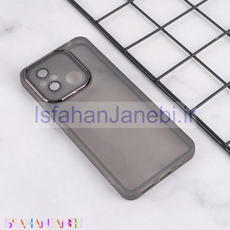 اصفهان جانبی-قاب Space شیائومی Redmi 12C دور محافظ متال محافظ لنزدار