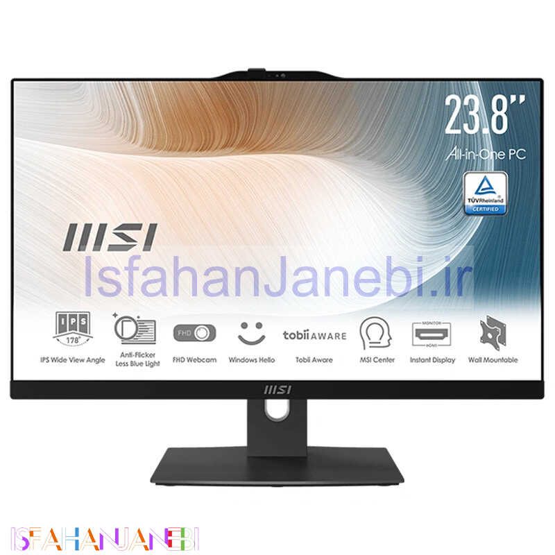 اصفهان جانبی-آل این وان ام اس آی 23.8 اینچی Modern AM242P 12M Core i5 16GB 512GB SSD