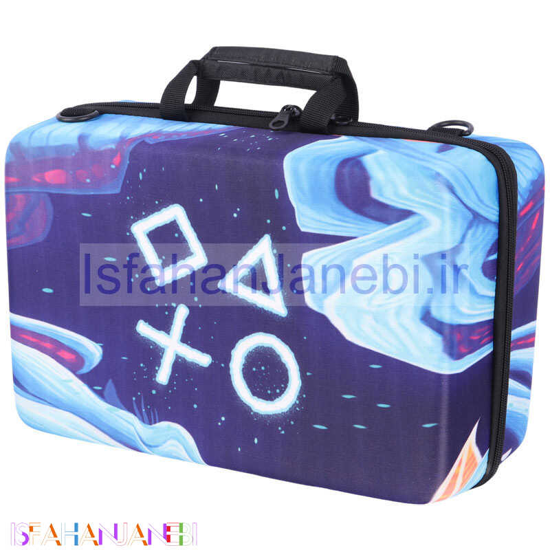 اصفهان جانبی-کیف کنسول بازی PS5 Slim طرح دکمه دسته بازی کد 3