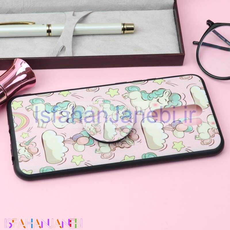 اصفهان جانبی-قاب فانتزی برجسته + پاپ سوکت کد8 شیائومی Redmi 9