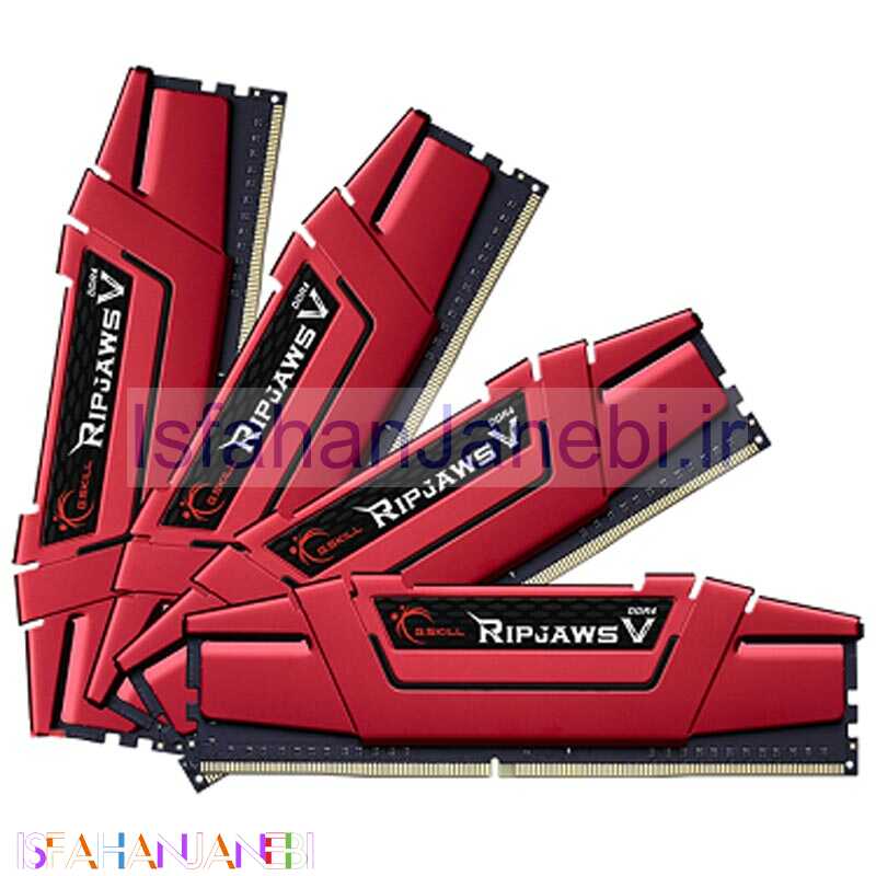 اصفهان جانبی-رم کامپیوتر G.SKILL RipjawsV DDR4 64GB 3200MHz CL15 Quad