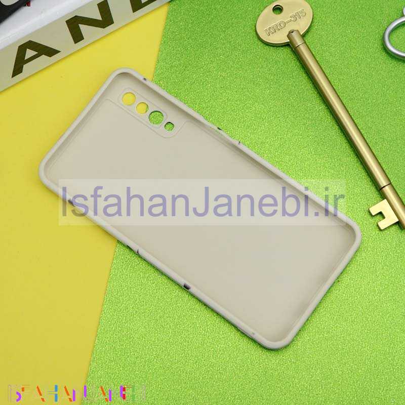 اصفهان جانبی-قاب سیلیکونی محافظ لنزدار طرح قلب Samsung Galaxy A7 2018