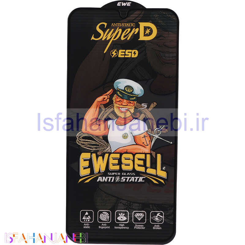 اصفهان جانبی-گلس Super D آنتی استاتیک ESD Ewesell سامسونگ Galaxy A34 / F34 / M34 5G