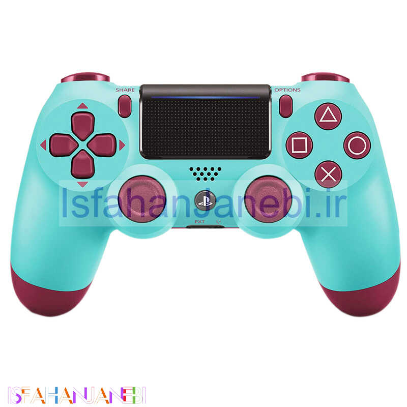 اصفهان جانبی-دسته بازی بی سیم SONY PlayStation 4 DualShock 4 High Copy آبی قرمز پکدار