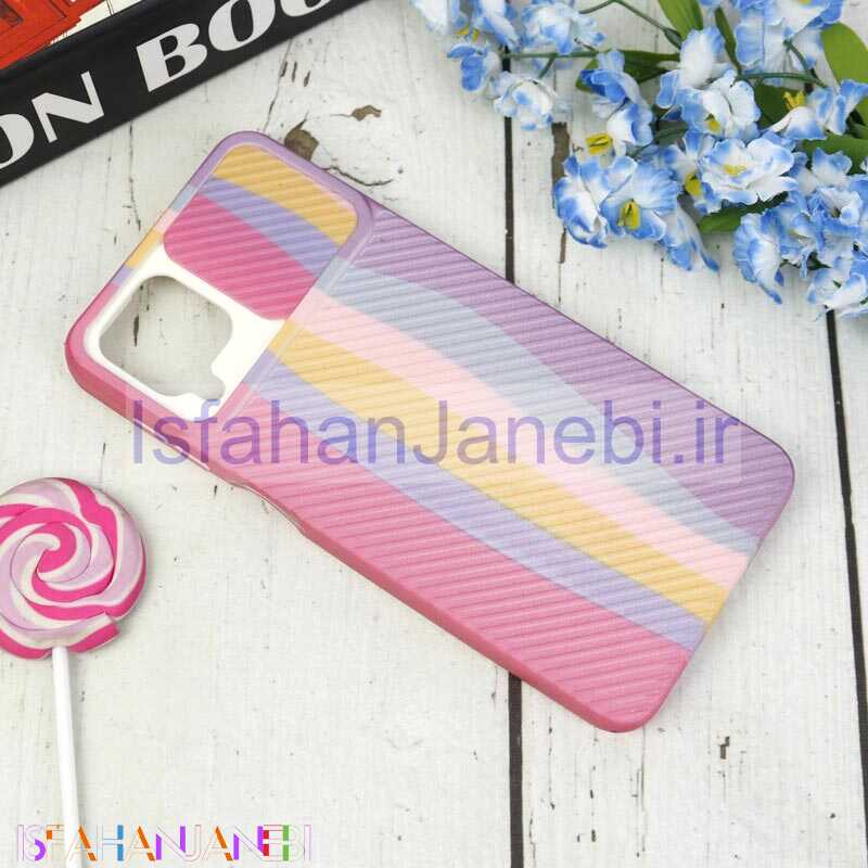 اصفهان جانبی-قاب سیلیکونی محافظ لنزدار کبریتی طرح آبرنگی Samsung Galaxy A12