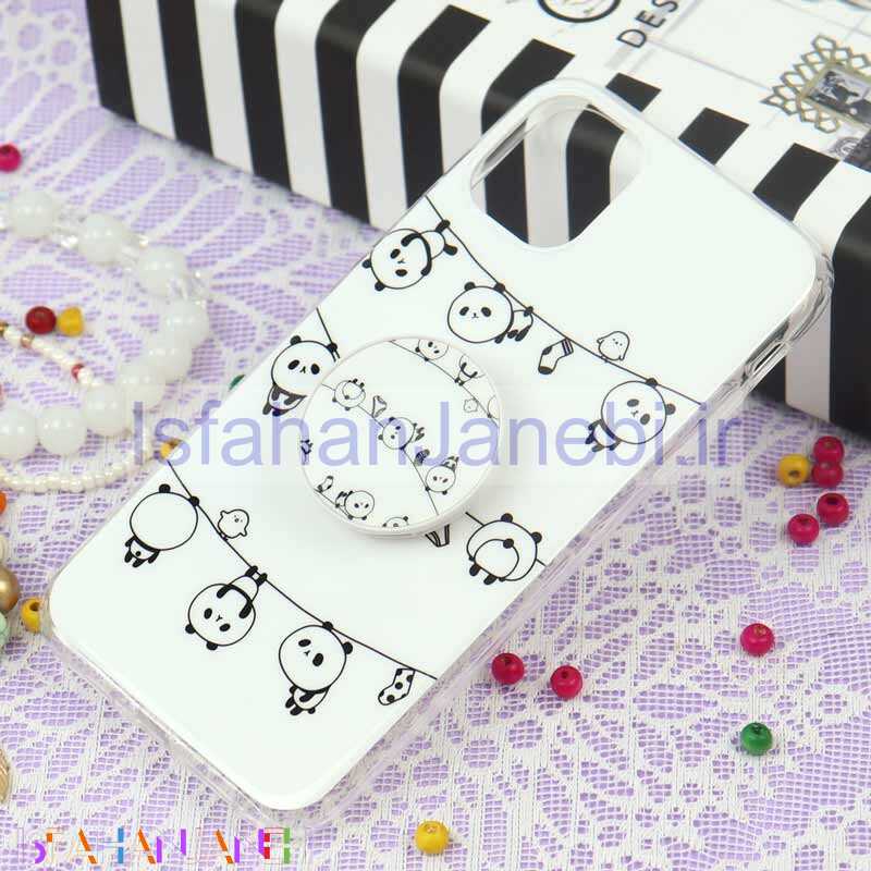 اصفهان جانبی-قاب سوپر IMD دور شفاف پاپ سوکت دار iPhone 11 پاندا