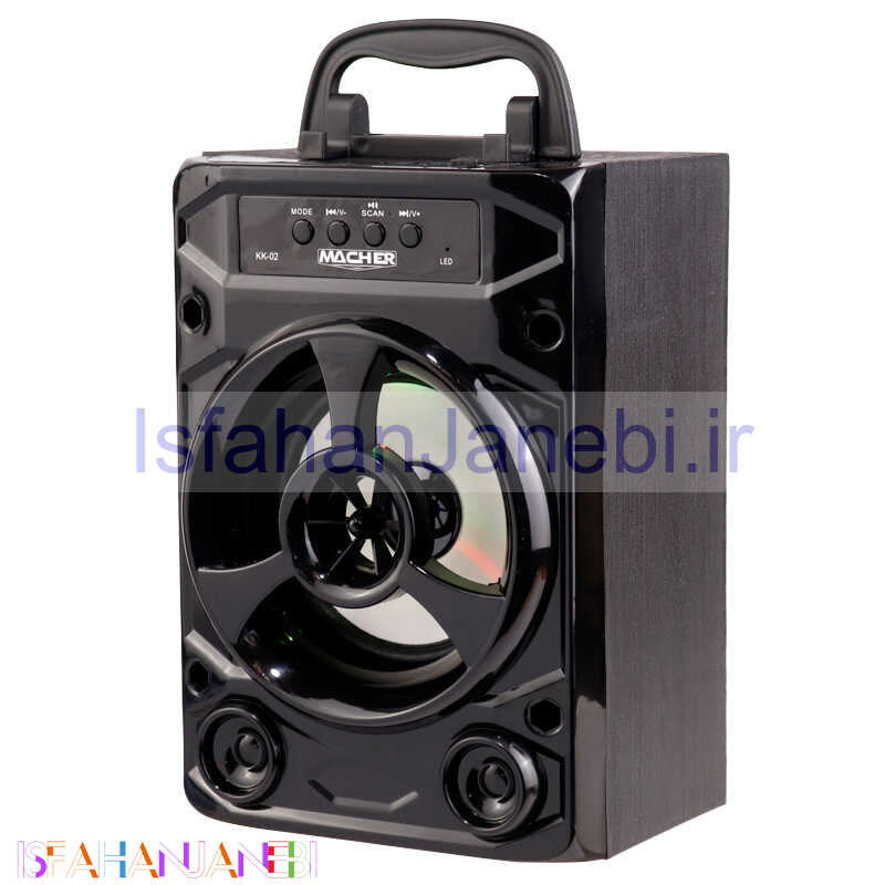 اصفهان جانبی-اسپیکر بلوتوثی رم و فلش خور Macher KK-02