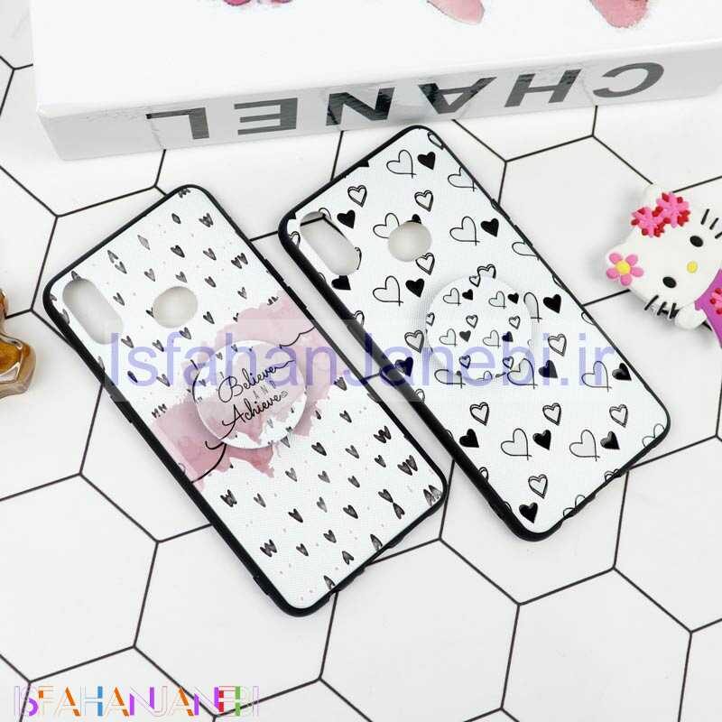 اصفهان جانبی-قاب فانتزی برجسته + پاپ سوکت طرح قلب سامسونگ A10s سری D