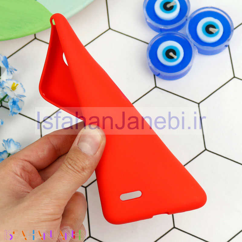 اصفهان جانبی-قاب ژله ای مات LG K8 2017 قرمز