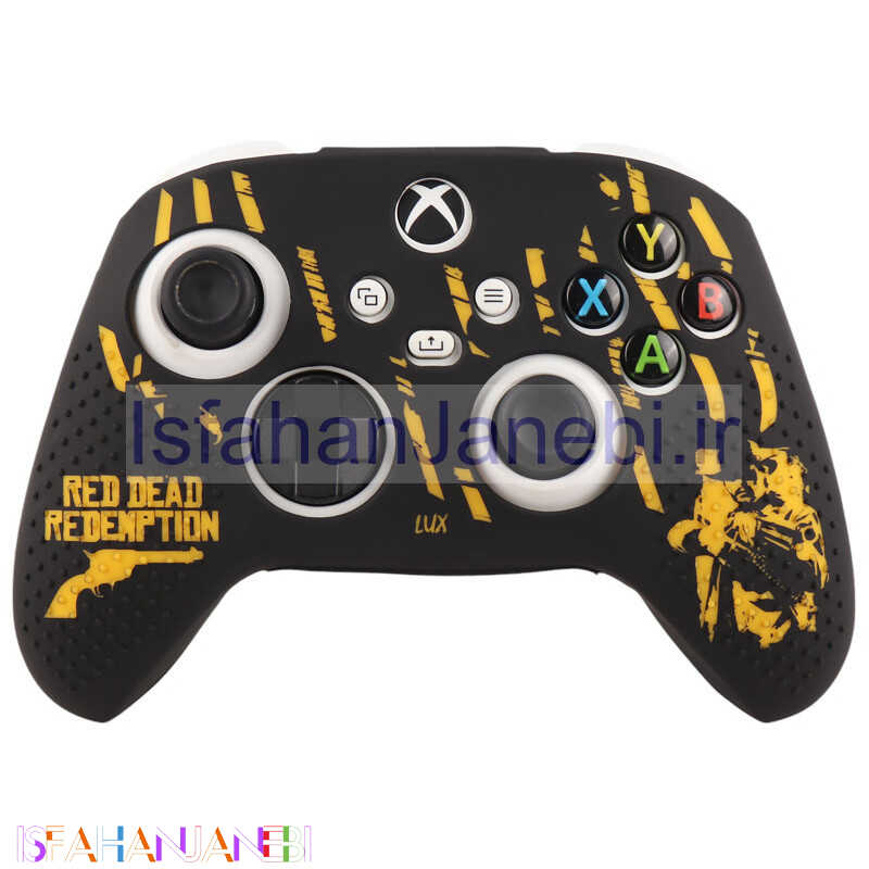 اصفهان جانبی-روکش دسته بازی LUX Xbox X/S طرح Red Dead Redemption زرد و مشکی