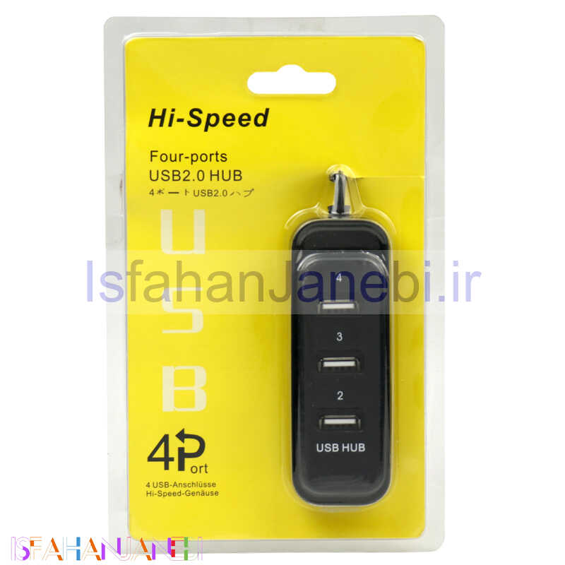 اصفهان جانبی-هاب 4 پورت USB2.0 کایزر Hi-Speed