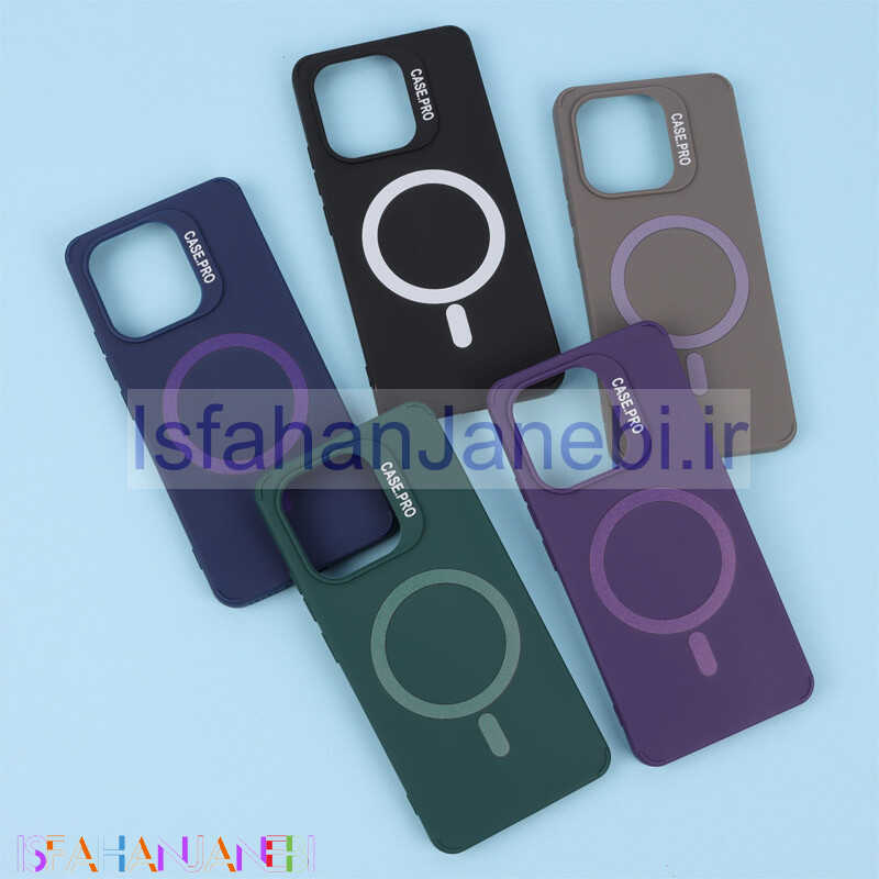 اصفهان جانبی-قاب ژله ای سیلیکونی مگ سیف Xiaomi Redmi Note 13 4G