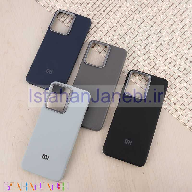 اصفهان جانبی-قاب چرمی ژله ای Leather شیائومی Redmi Note 12 4G لوگودار