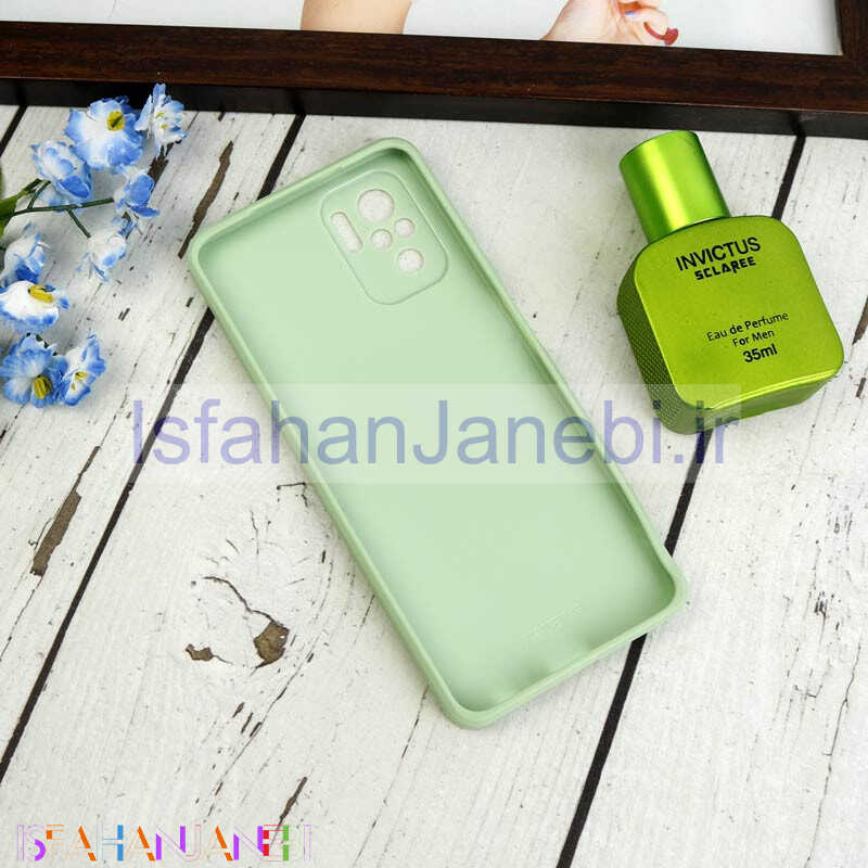 اصفهان جانبی-قاب طرحدار پشت گلسی محافظ لنزدار Xiaomi Redmi Note 10 / Note 10s