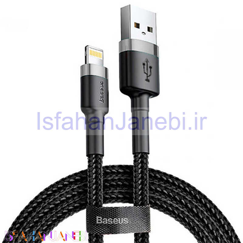 اصفهان جانبی-کابل آیفونی فست شارژ Baseus Cafule CALKLF-C 1.5A 2m