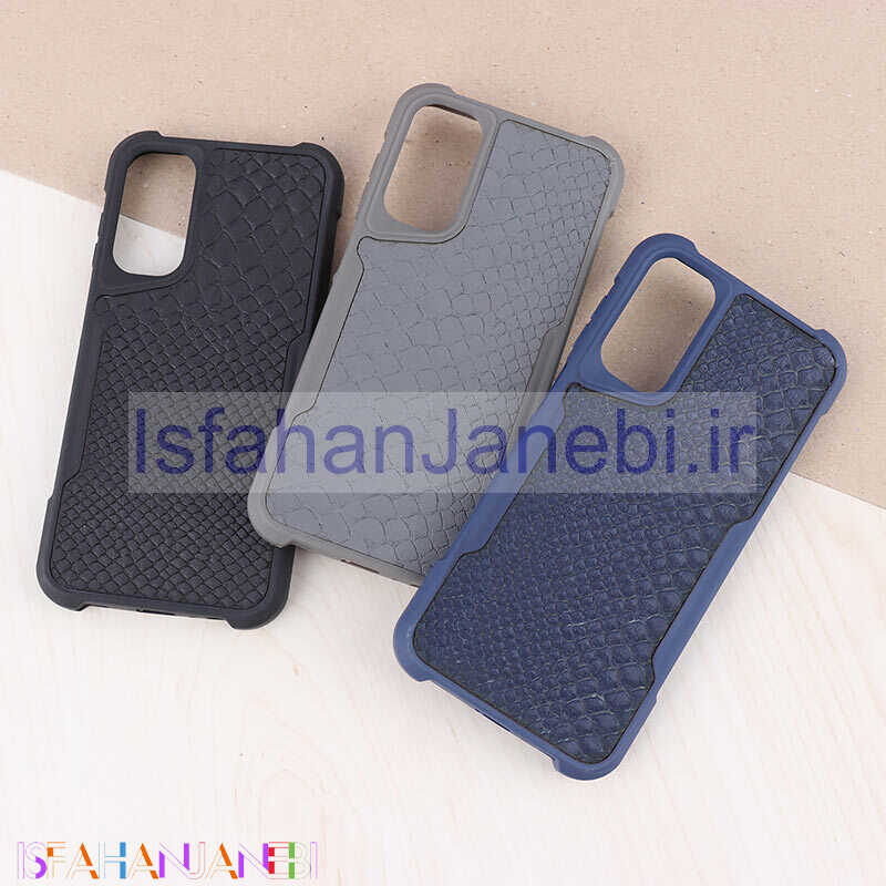 اصفهان جانبی-قاب چرمی سامسونگ Galaxy A15 سوسماری