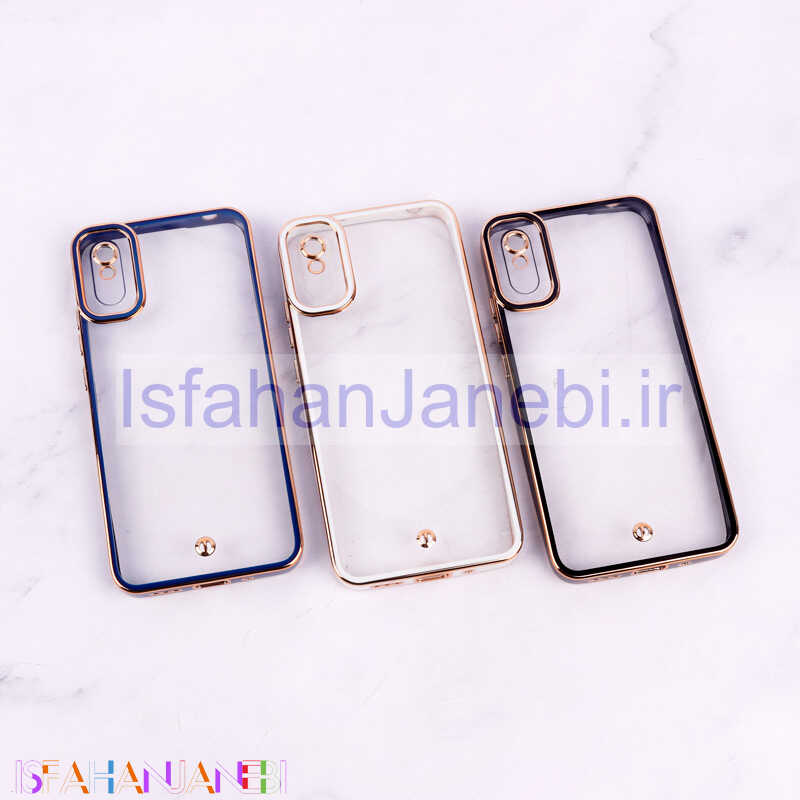 اصفهان جانبی-قاب Space شیائومی Redmi 9A دور رنگی محافظ لنزدار