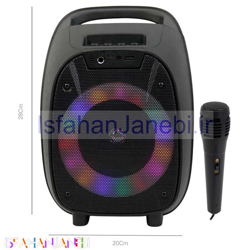 اصفهان جانبی-اسپیکر بلوتوثی Btspeaker ZQS6123 + میکروفون