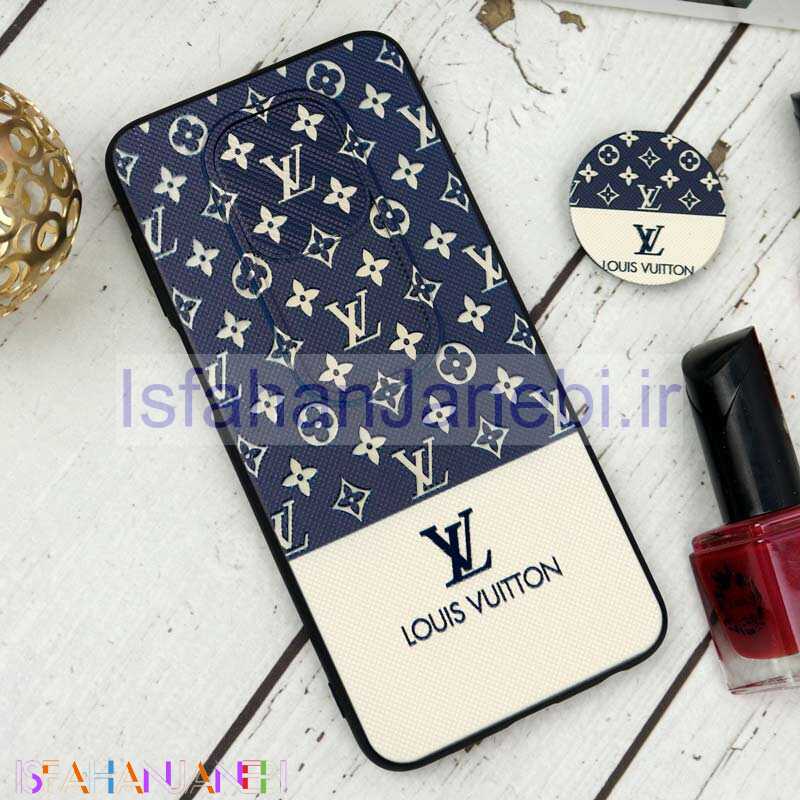 اصفهان جانبی-قاب طرحدار محافظ لنزدار کشویی + پاپ سوکت طرح LV شیائومی Redmi Note 9s / Note 9 Pro سری B