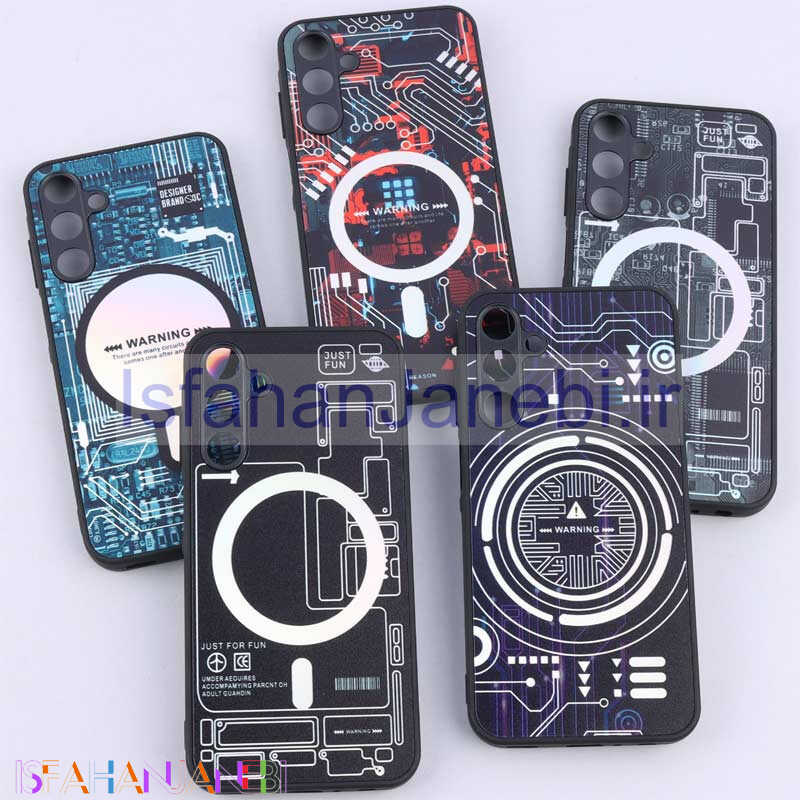 اصفهان جانبی-قاب PC طرحدار MagSafe محافظ لنزدار Samsung Galaxy A25