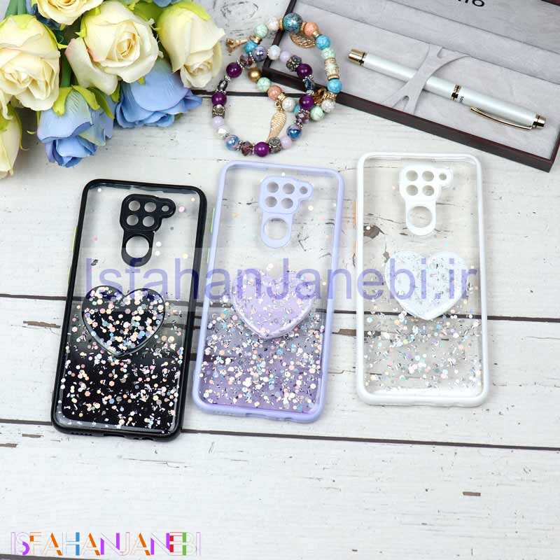 اصفهان جانبی-قاب محافظ لنزدار اکلیلی شفاف پاپ سوکت دار Xiaomi Redmi Note 9