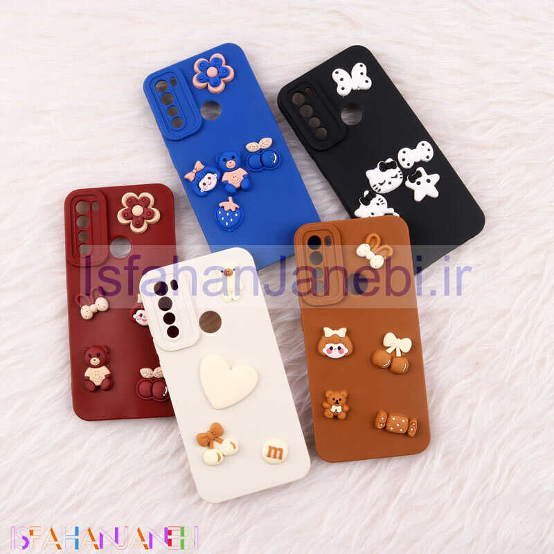 اصفهان جانبی-قاب فانتزی عروسکی Pro Camera محافظ لنزدار Xiaomi Redmi Note 8