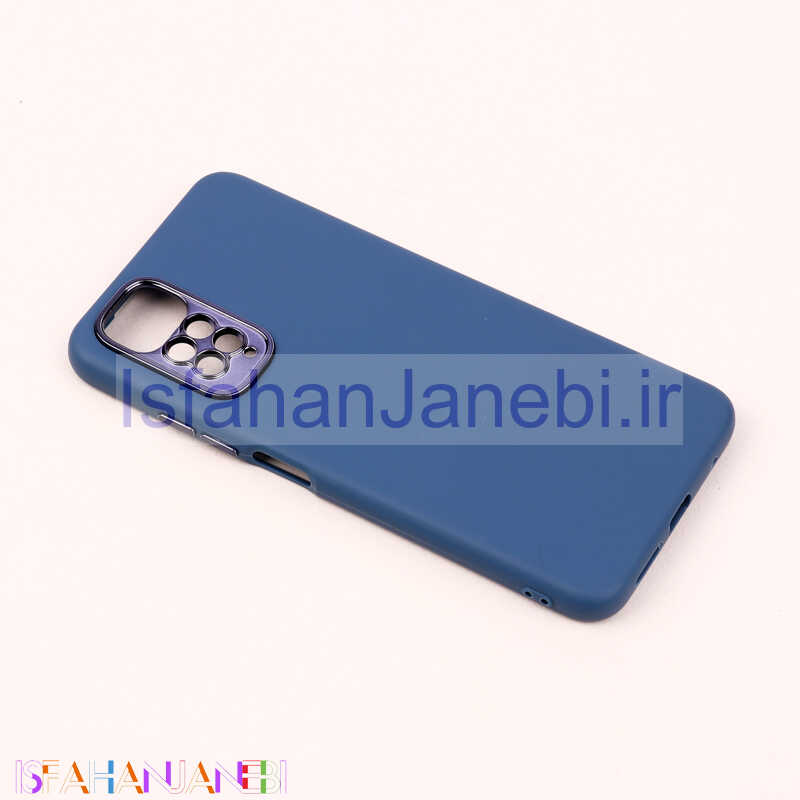 اصفهان جانبی-قاب طرح سیلیکونی محافظ لنزدار براق Xiaomi Redmi Note 11 / 11s