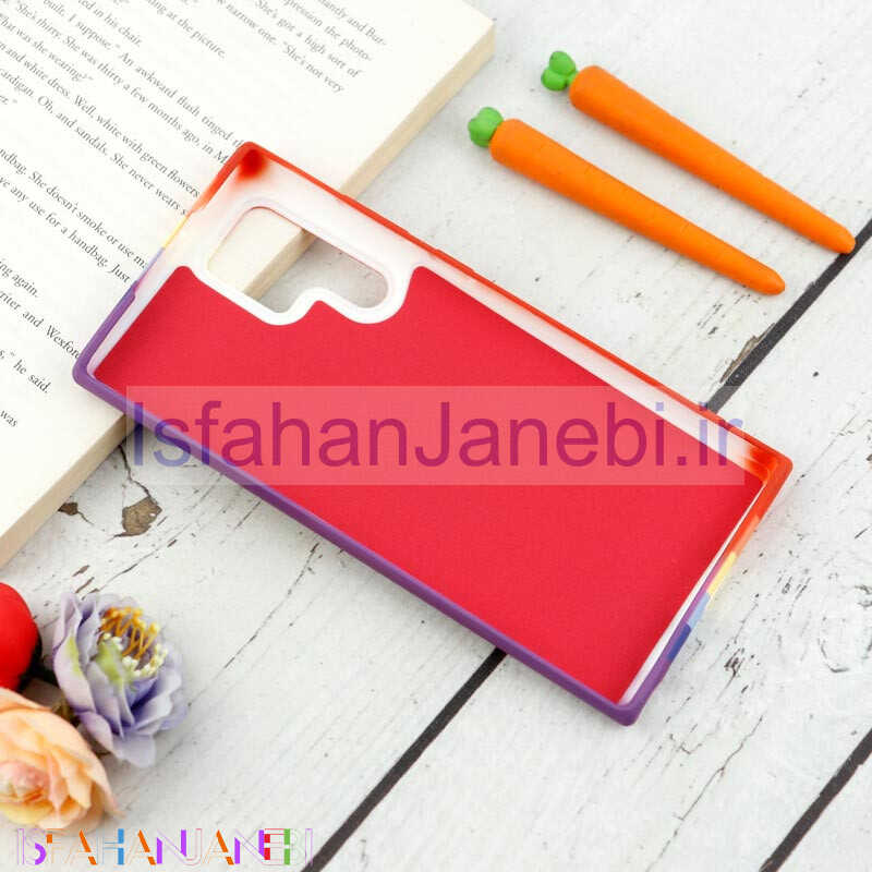 اصفهان جانبی-قاب سیلیکونی رنگین کمانی Highcopy سامسونگ S22 Ultra