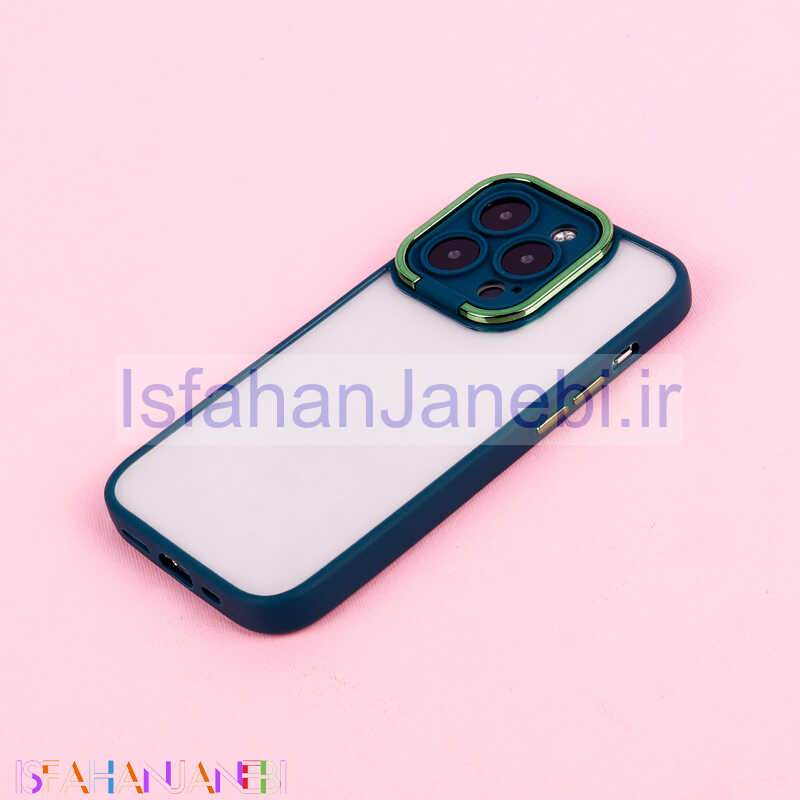 اصفهان جانبی-قاب PC آیفون iPhone 14 Pro متال ایرون محافظ لنزدار
