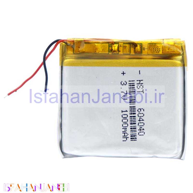 اصفهان جانبی-باتری لیتیوم 1000mAh 40*36*6mm 604040