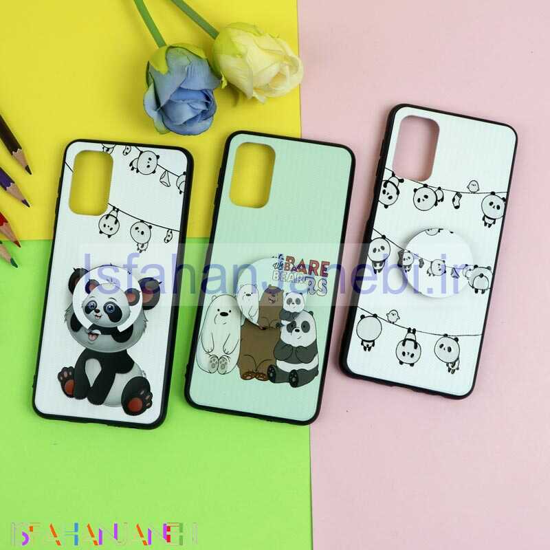 اصفهان جانبی-قاب فانتزی برجسته + پاپ سوکت طرح پاندا سامسونگ A32 سری D