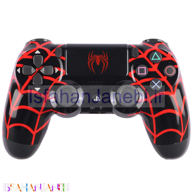 اصفهان جانبی-دسته بی سیم SONY PlayStation 4 DualShock 4 High Copy طرح Spider Man کد 6