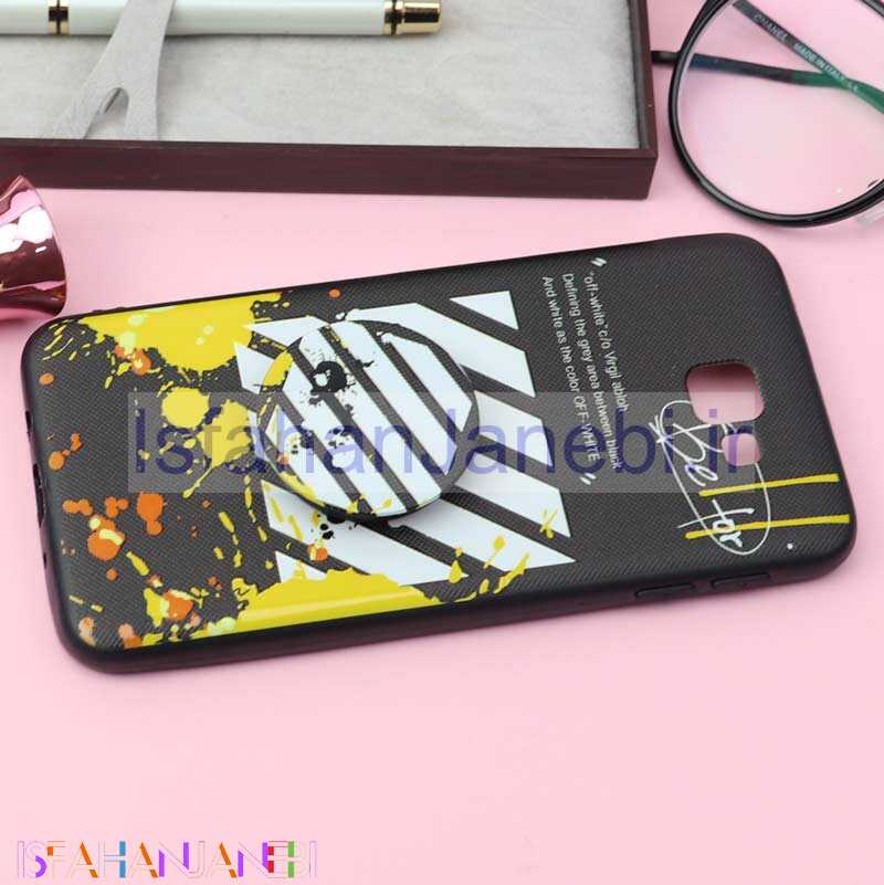 اصفهان جانبی-قاب فانتزی برجسته + پاپ سوکت کد18 سامسونگ J5 Prime