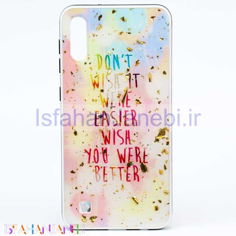 اصفهان جانبی-قاب ماربل فانتزی طلایی Samsung A2 Core کد2