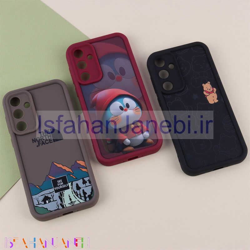 اصفهان جانبی-قاب سولید طرح دار محافظ لنزدار Samsung Galaxy A35