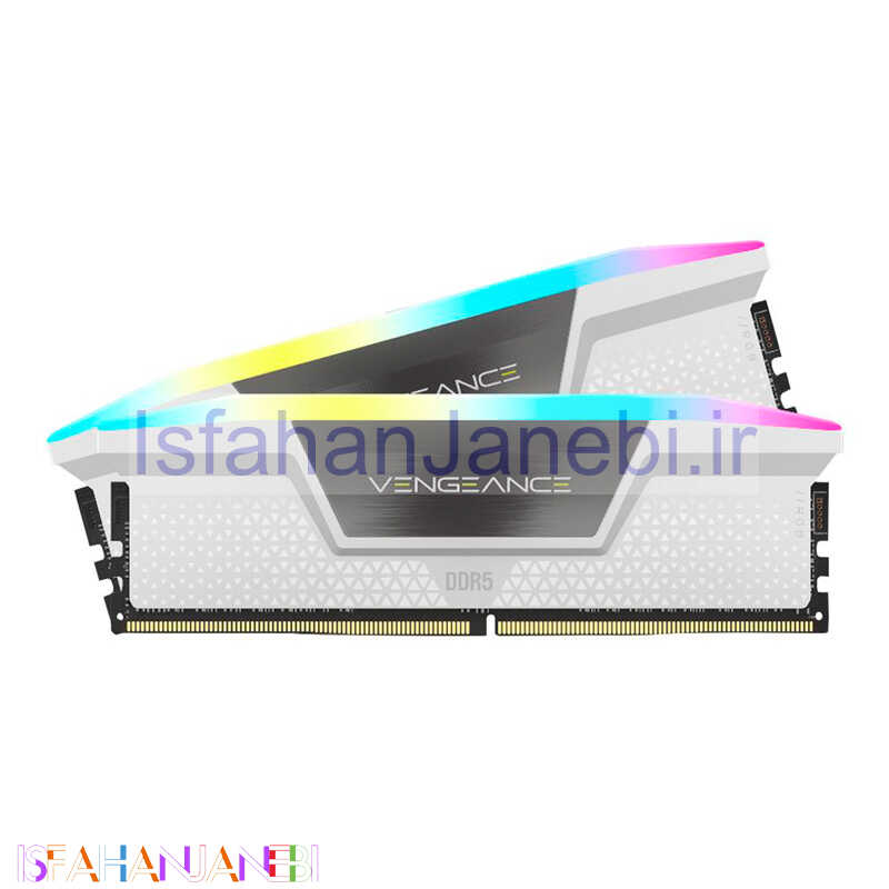 اصفهان جانبی-رم کامپیوتر Corsair Vengeance RGB DDR5 32GB 5600MHz CL36 Dual