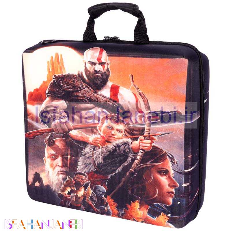 اصفهان جانبی-کیف کنسول بازی PS4 طرح God Of War کد 6
