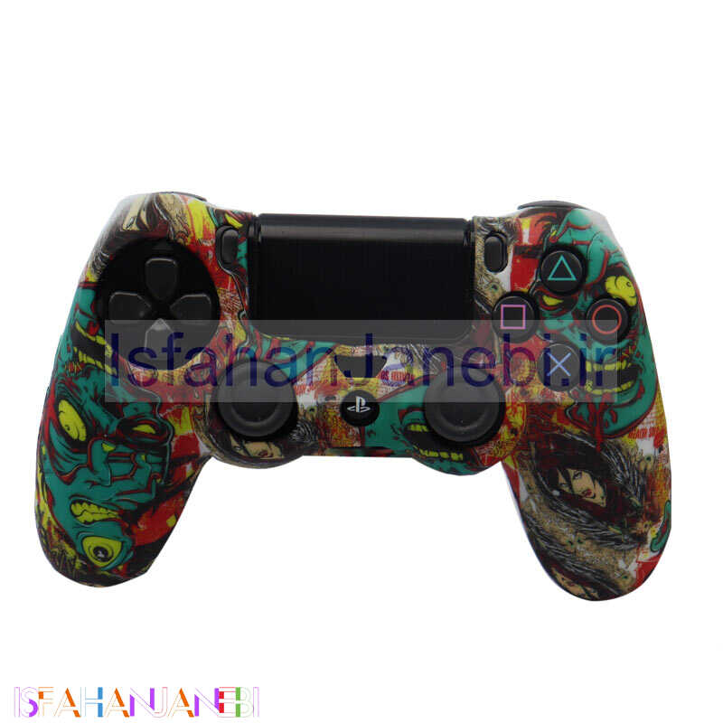 اصفهان جانبی-روکش دسته بازی PS4 طرح فانتزی کد 17 + روکش آنالوگ هدیه