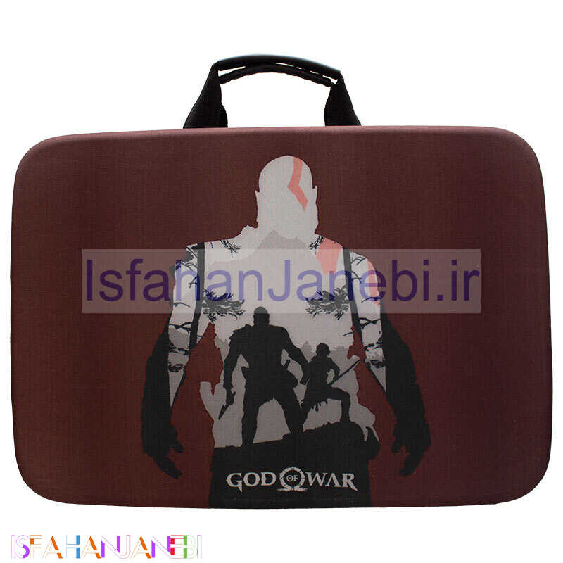 اصفهان جانبی-کیف کنسول بازی PS5 Slim طرح God of War کد 7