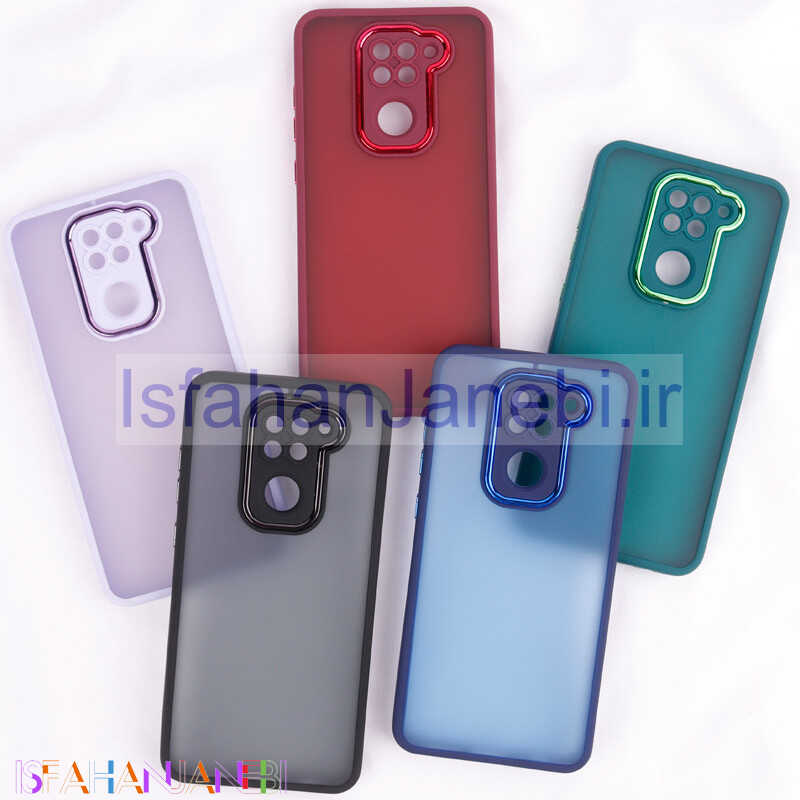 اصفهان جانبی-قاب PC متال ایرون مات محافظ لنزدار Xiaomi Redmi Note 9 / Redmi 10X 4G