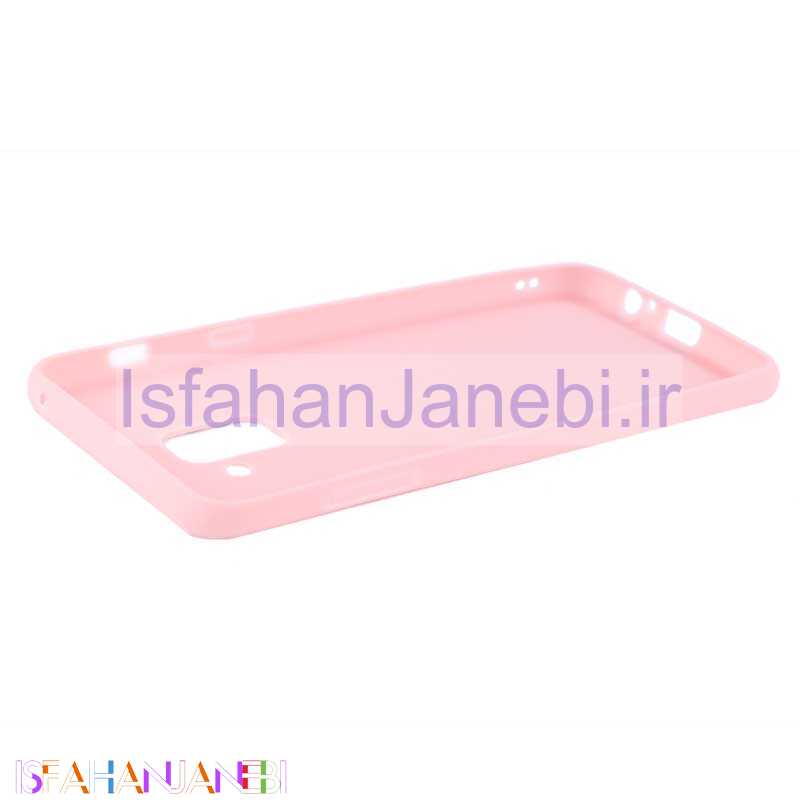 اصفهان جانبی-قاب ژله ای صورتی طرح دار کد3 Samsung Galaxy A8 Plus