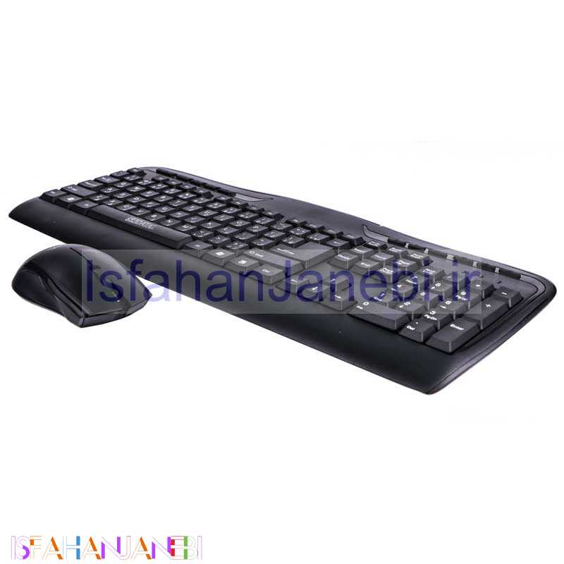 اصفهان جانبی-کیبورد و موس بی سیم سادیتا SKM-1554