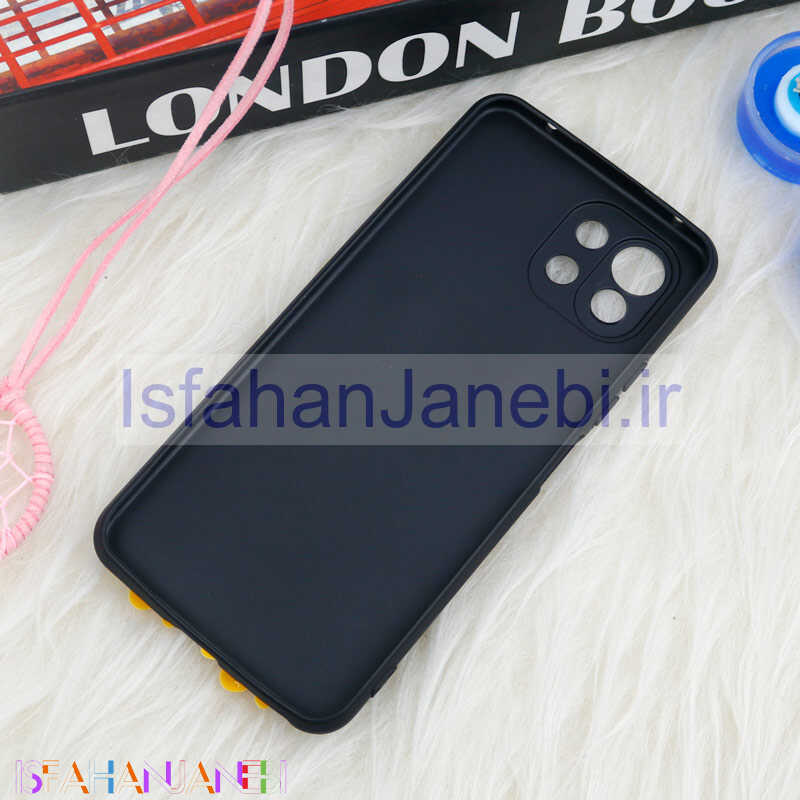 اصفهان جانبی-قاب سیلیکونی اردک مشکی محافظ لنزدار Xiaomi Mi 11 Lite
